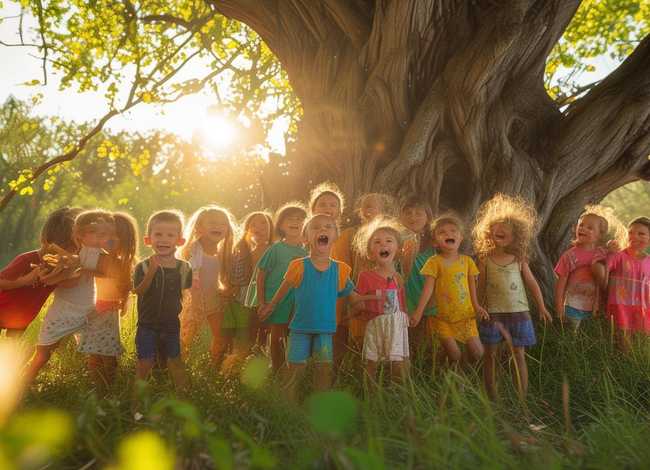 大槐树的故事儿童歌曲；付新越《大槐树的故事》快乐阳光原创少儿歌曲