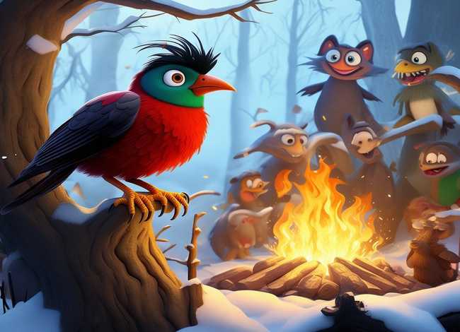 讲故事寒号鸟视频；寒号鸟讲故事比赛视频