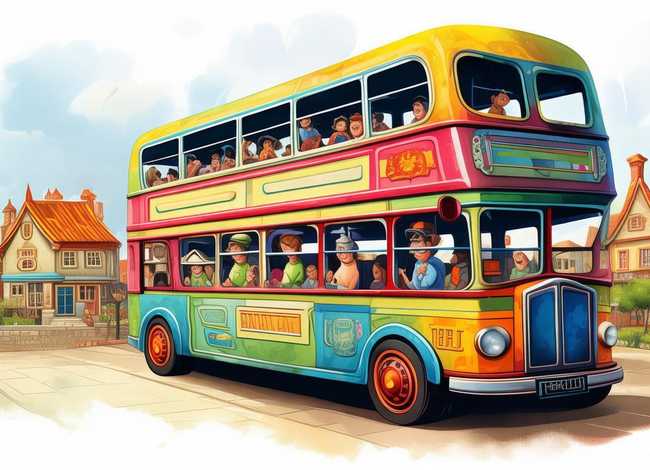 公交车故事书，公交车故事