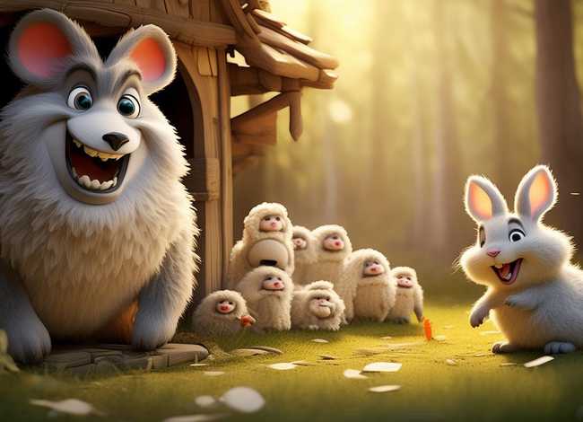大灰狼和七只小羊的故事视频 - 大灰狼和七只小羊的故事视频小兔乖乖