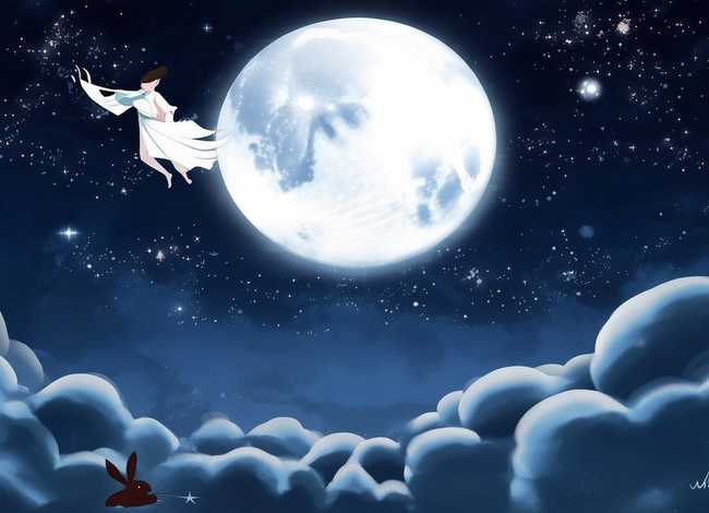 嫦娥奔月的故事儿童版ppt（嫦娥奔月的ppt课件幼儿）
