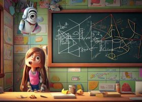 数学故事漫画配图；数学故事漫画配图图片