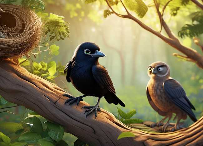 儿童故事书3-6岁乌鸦找窝(幼儿故事书推荐3-6岁小乌鸦学艺) 儿童故事书3-6岁乌鸦找窝(幼儿故事书推荐3-6岁小乌鸦学艺)