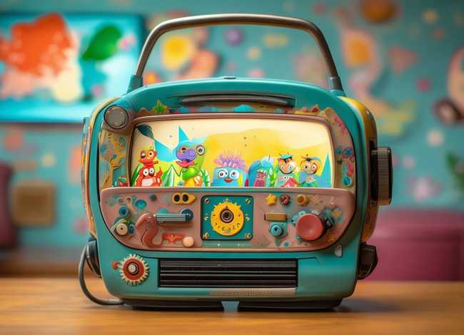 儿童故事磁带机（故事磁带电视片等是幼儿进行语言活动常用的设备和材料）