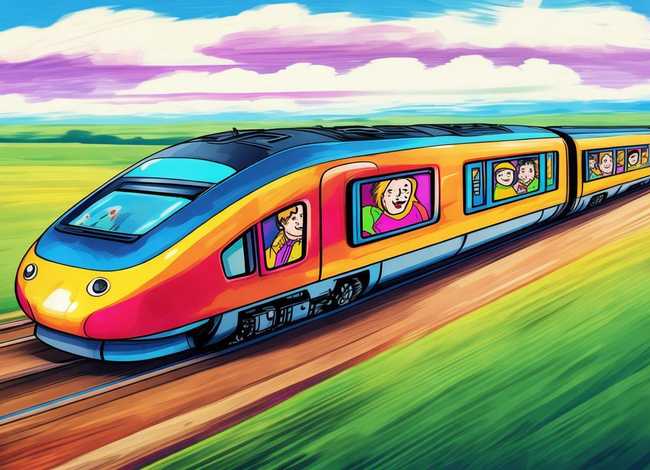 高速列车的儿童故事(儿童高速列车简笔画) 高速列车的儿童故事(儿童高速列车简笔画)
