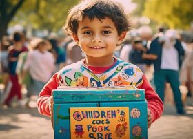 儿童卖书的广告图片、儿童卖书的广告图片素材