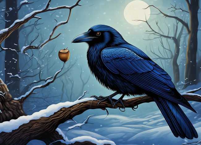 寒鸦的寓言故事，寒鸦的寓言故事有哪些