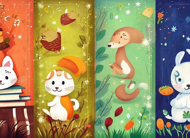 绘本四格小故事（绘本四格小故事视频）