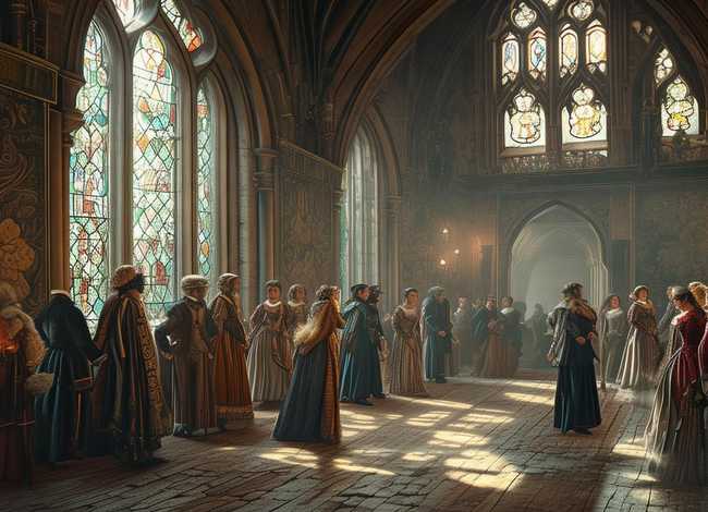 中世纪欧洲宫廷迷宫逃脱故事 - 中世纪的欧洲宫廷