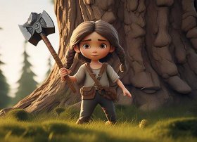 关于斧头的童话；关于斧头的童话作文