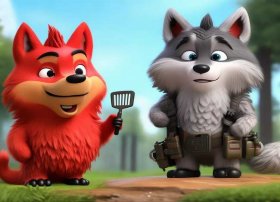 儿童故事红太狼的故事，红太狼和灰太狼的故事简单描述