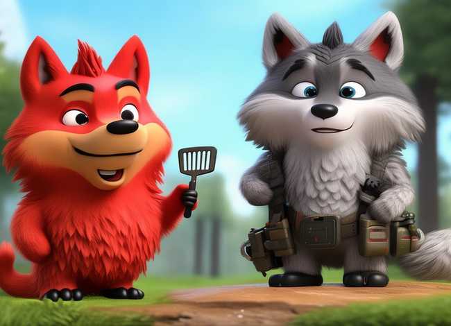 儿童故事红太狼的故事，红太狼和灰太狼的故事简单描述