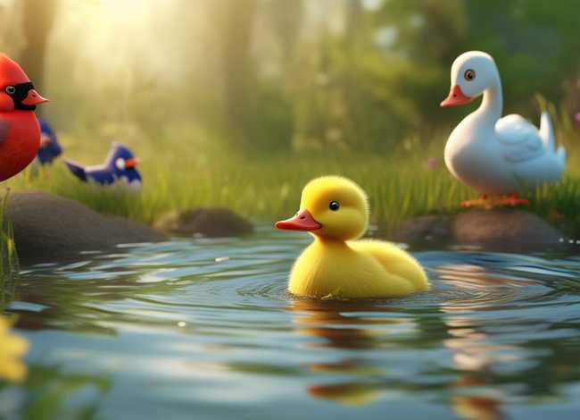 小鸭子找朋友儿童故事（小鸭子找朋友的故事图片）