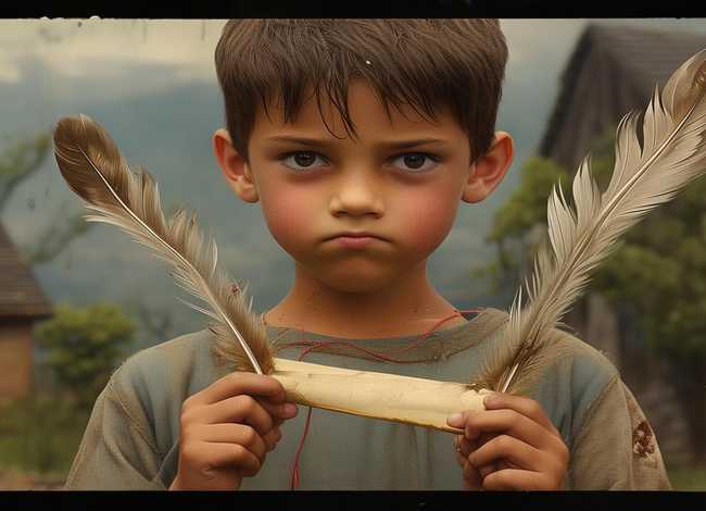 儿童简短故事鸡毛信，简单的鸡毛信故事