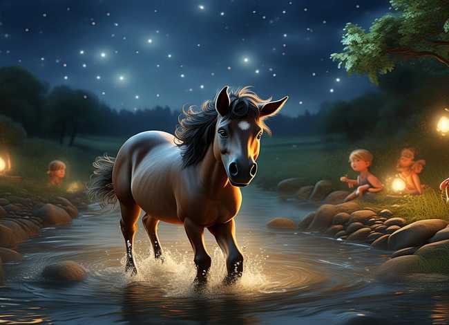 儿童睡前故事小马过河完整版（幼儿故事在线听睡前小马过河）