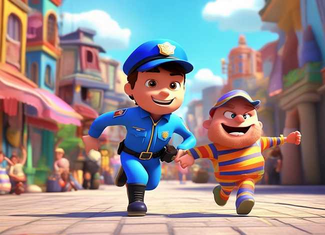 警察抓小偷儿童视频动画片,儿童版警察抓小偷动画短片 警察抓小偷儿童视频动画片,儿童版警察抓小偷动画短片