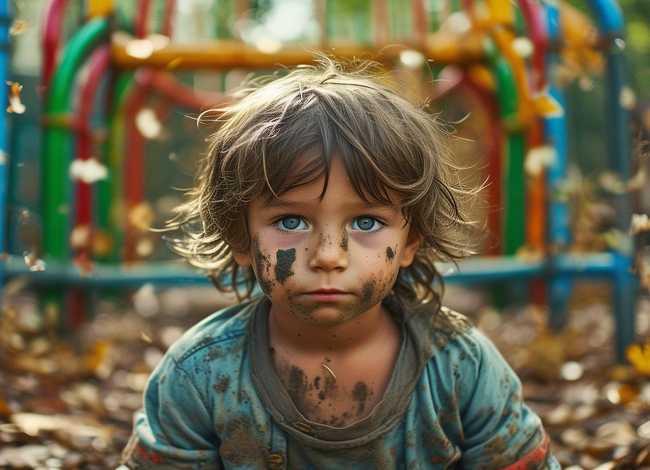 脏兮兮的儿童故事，儿童脏兮兮的图片