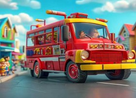 消防车的故事儿童故事、消防车的故事幼儿故事