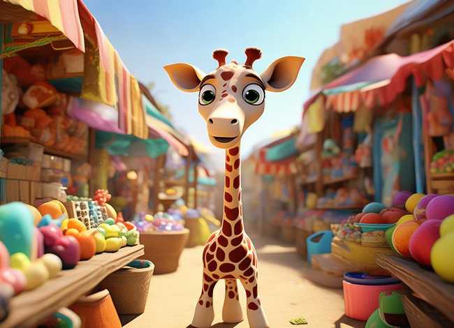 儿童编故事 长颈鹿买东西、长颈鹿幼儿故事