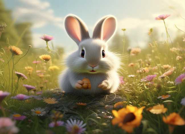 幼儿童话故事简短易记小白兔（幼儿简短故事大全聪明的小白兔）