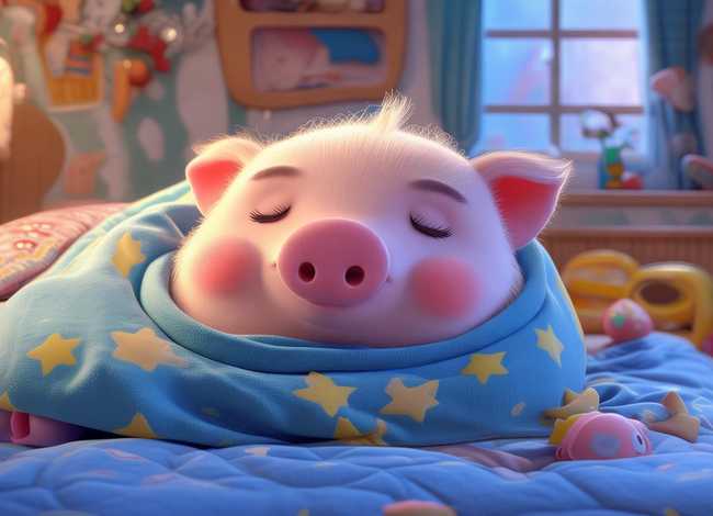 儿童睡前故事小猪唏哩呼噜，幼儿故事小猪唏哩呼噜