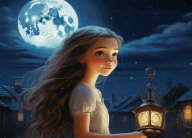儿童故事 月亮和姑娘原文（故事月亮和姑娘的主要内容）