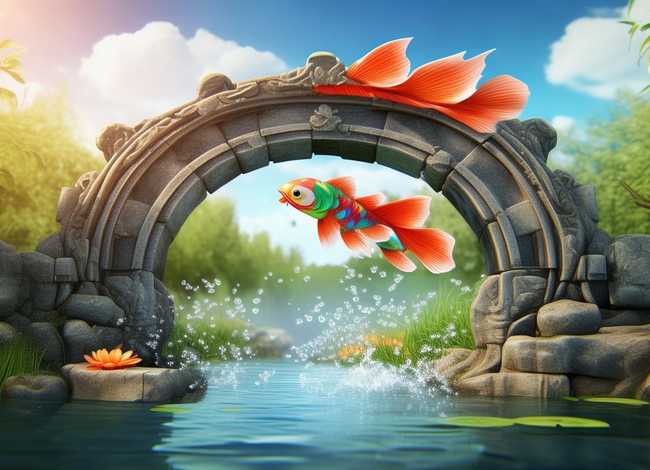 儿童故事小鲤鱼跳龙门、少儿故事小鲤鱼跳龙门