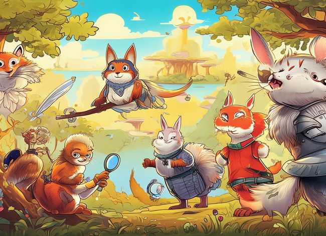 儿童故事动物历险记；动物历险记故事书