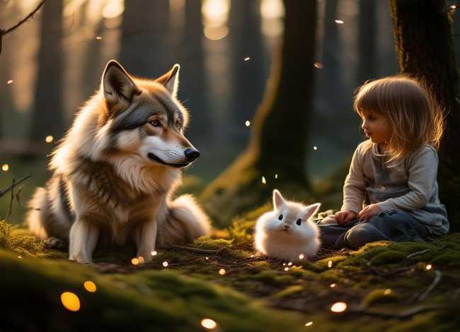 儿童睡前大灰狼与小白兔故事合集、宝宝睡前故事大灰狼与小白兔的故事