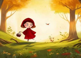 儿童绘本故事图片小红帽 - 绘本故事大全带图片小红帽
