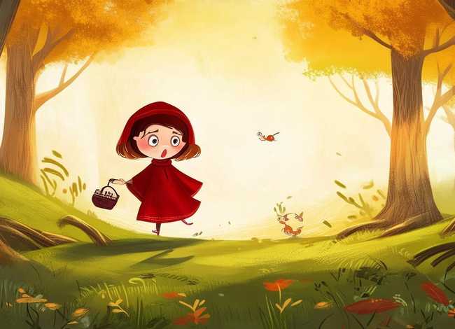 儿童绘本故事图片小红帽 - 绘本故事大全带图片小红帽