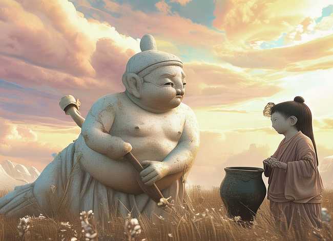 盘古和女娲儿童故事、盘古和女娲的故事说明什么