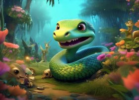 蟒蛇的儿童故事音频 - 蟒蛇的故事视频