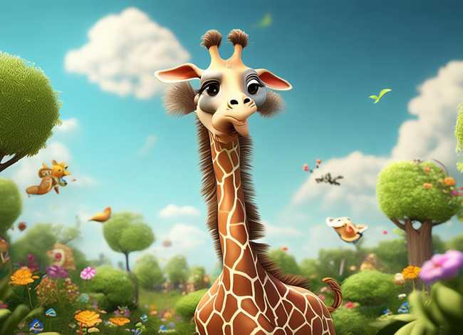 幼儿故事长 幼儿故事长颈鹿的长脖子