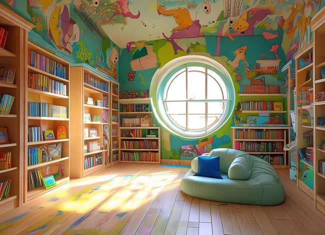 儿童图书馆设计效果图;儿童图书馆设计效果图怎么画 儿童图书馆设计效果图;儿童图书馆设计效果图怎么画
