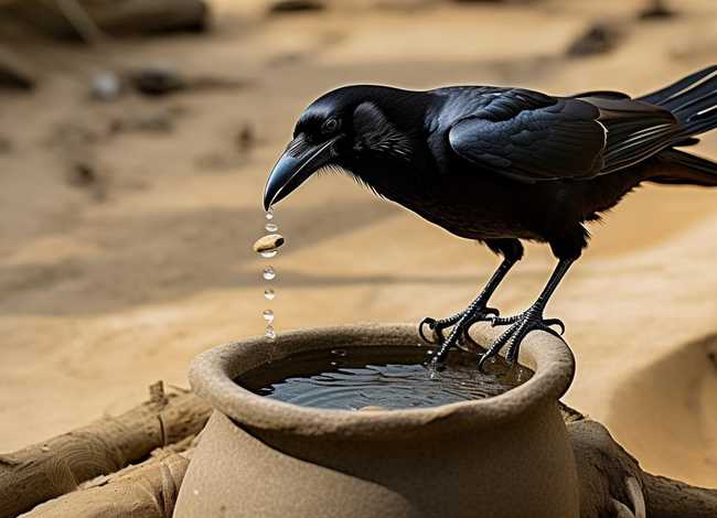 乌鸦喝水儿童故事简单版 - 乌鸦喝水故事简洁版 乌鸦喝水儿童故事简单版 - 乌鸦喝水故事简洁版