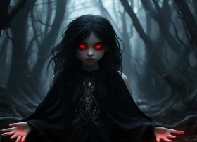 暗黑系女孩儿童故事 - 暗黑女孩儿动漫是谁