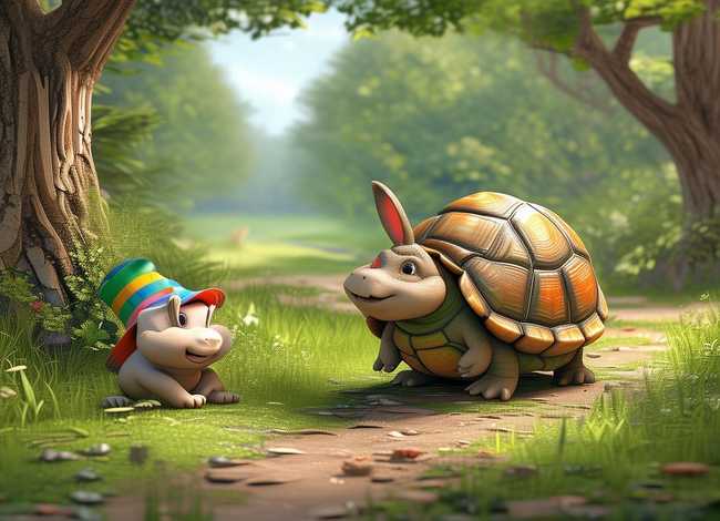 亲宝故事龟兔赛跑(贝瓦故事龟兔赛跑) 亲宝故事龟兔赛跑(贝瓦故事龟兔赛跑)