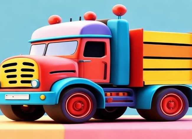 儿童超长大卡车简笔画大全大图（儿童大卡车简笔画图片大全）