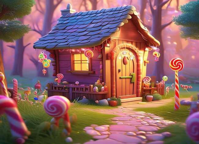 儿童故事《糖果屋》 - 糖果屋幼儿故事