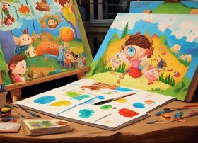 儿童绘本制作过程简单；儿童绘本制作过程简单图片