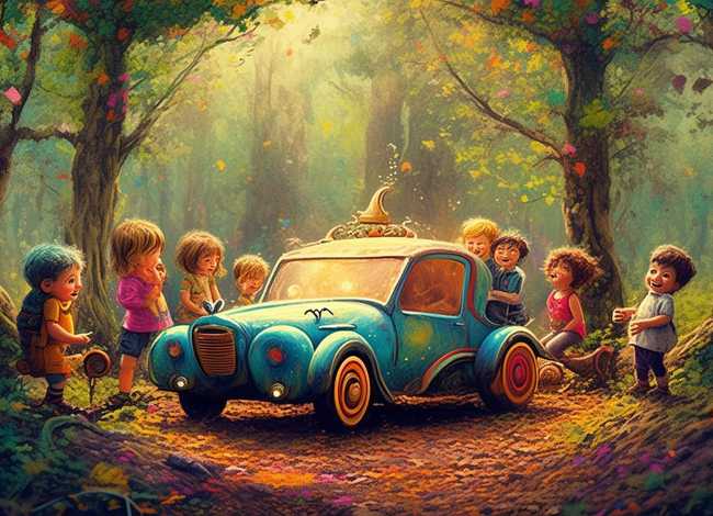 神奇汽车儿童故事、神奇汽车故事文字