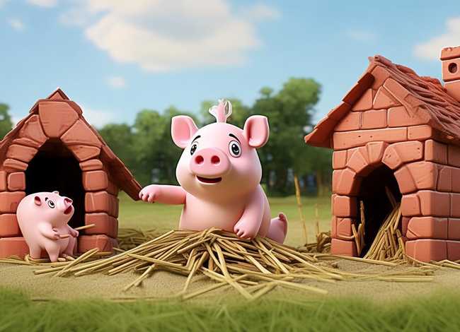 三只小猪儿童故事视频 - 三只小猪幼儿故事视频