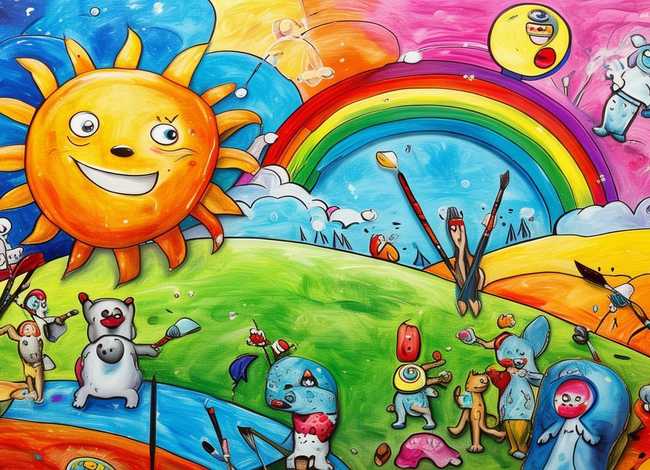 幼儿绘画小故事；幼儿绘画小故事图画