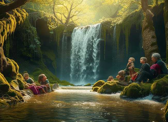 瀑布儿童故事、瀑布的传说故事 瀑布儿童故事、瀑布的传说故事