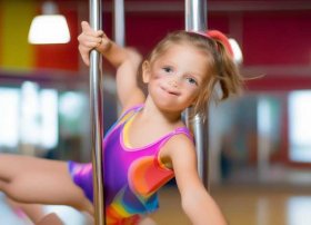 儿童女生钢管舞冠军，钢管舞儿童女孩