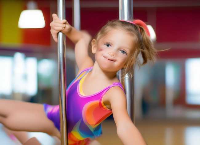 儿童女生钢管舞冠军，钢管舞儿童女孩