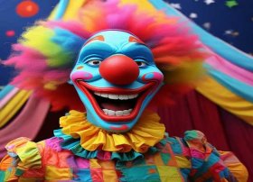 小丑儿童画 儿童小丑怎么画