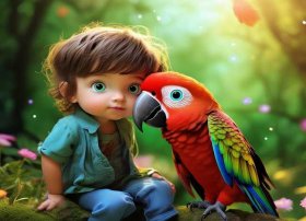 关于鹦鹉的儿童故事（关于鹦鹉的经典故事）