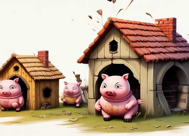 三只小猪视频儿童故事 - 三只小猪故事视频完整版